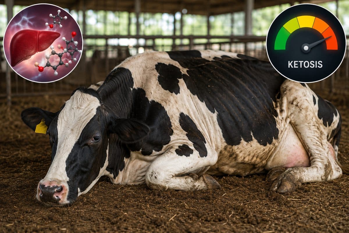 Indian dairy cow in early lactation — ketosis prevention and transition-cow management