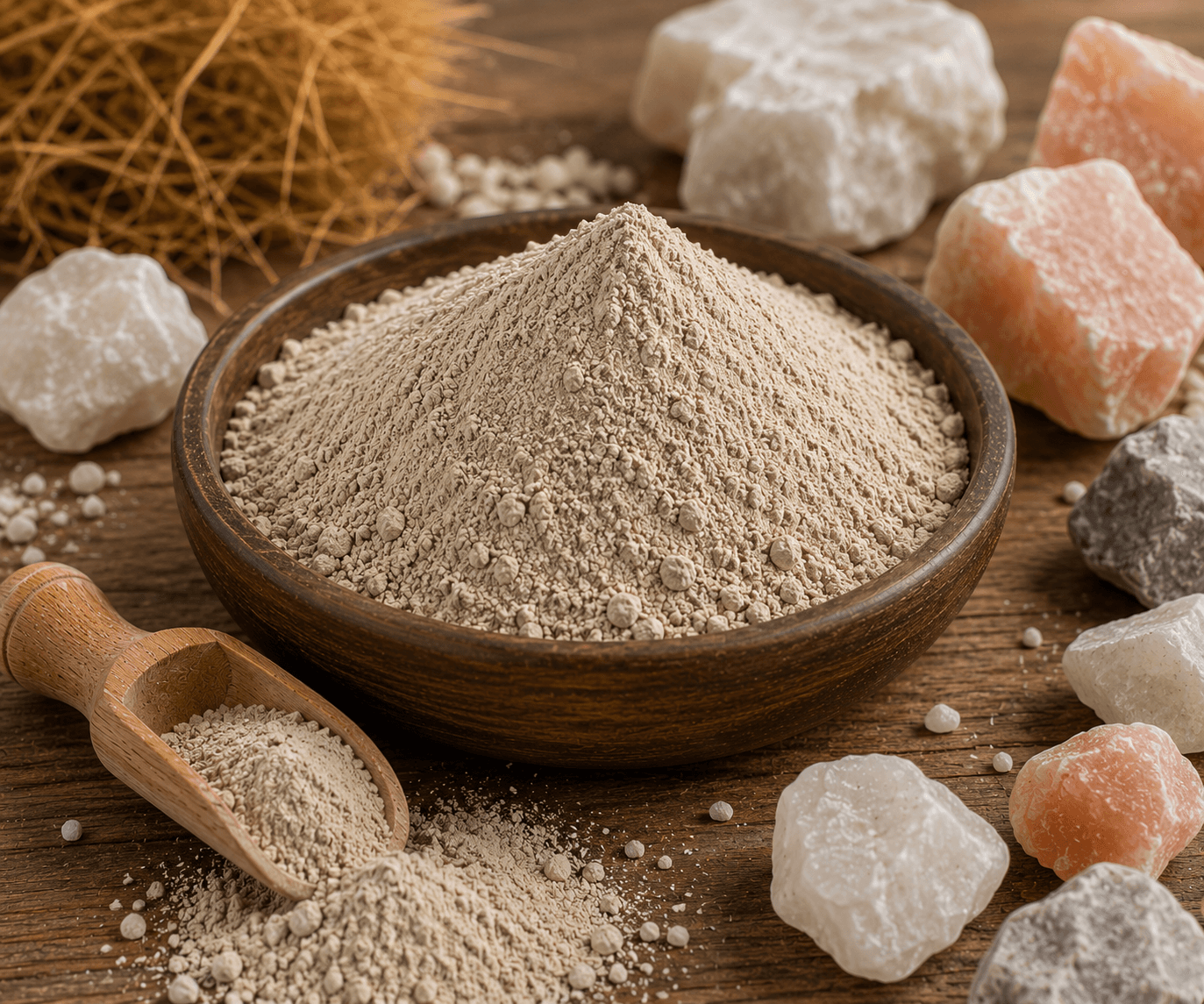 Mineral mixture powder sample for dairy cattle